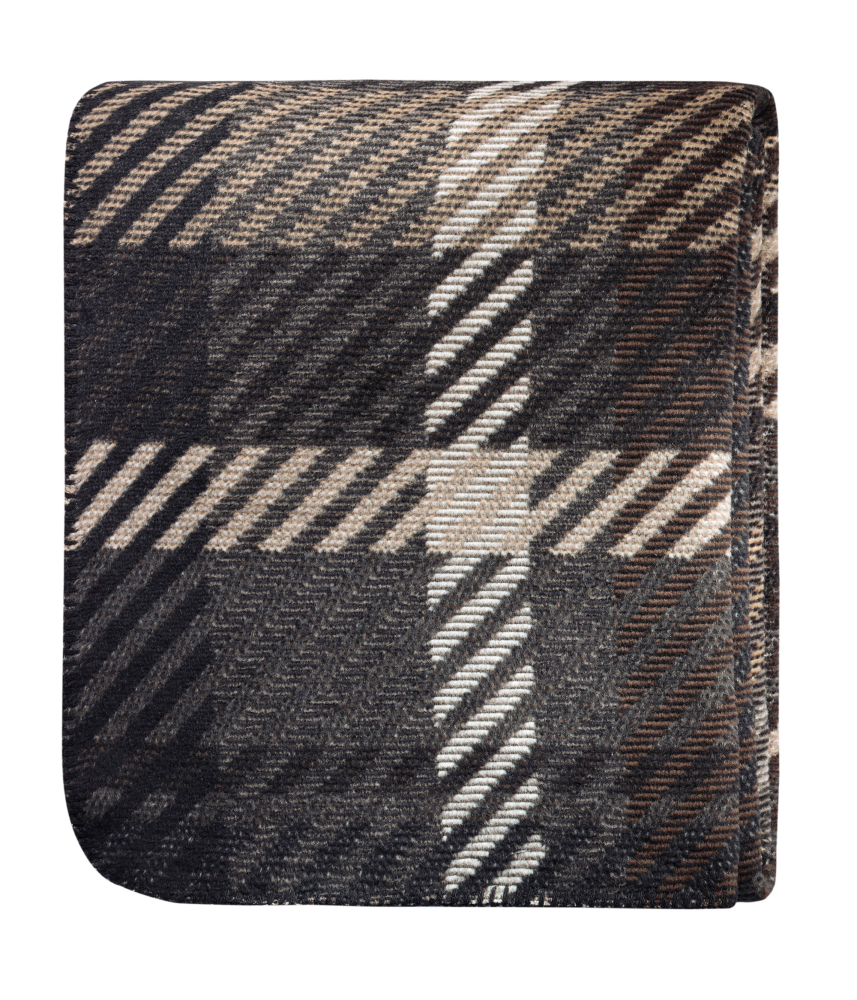 Biederlack Wohn- und Kuscheldecke 'Midnight Elegance' 150 x 200 cm Schwarz